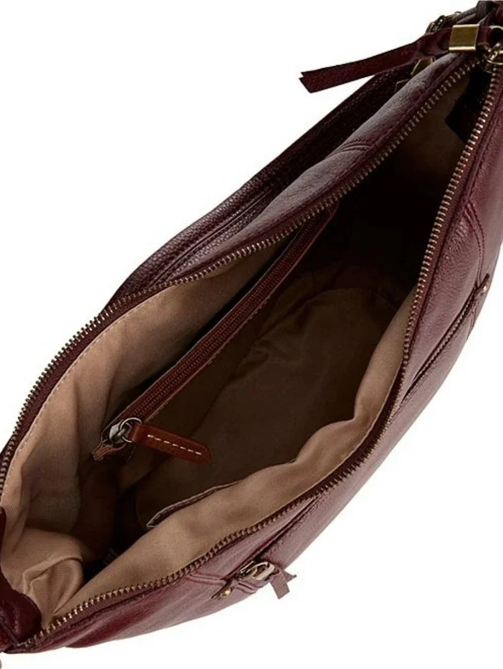 The Sak - Sequoia Leather Hobo Bag in Black Cherry 🍒